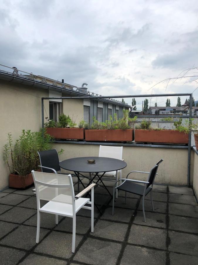 2-Zimmerwohnung Mit Dachterrasse In Seenahe เบรเกนซ์ ภายนอก รูปภาพ